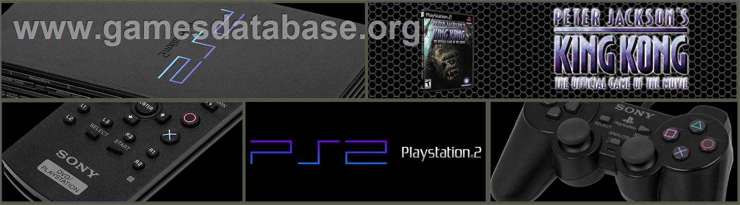 King Kong - Sony Playstation 2 - Artwork - Marquee