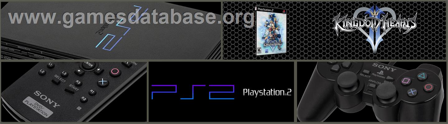 Kingdom Hearts 2 - Sony Playstation 2 - Artwork - Marquee