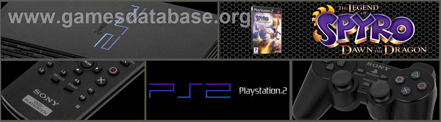Legend of Spyro - Dawn of the Dragon ,The - Sony Playstation 2 - Artwork - Marquee