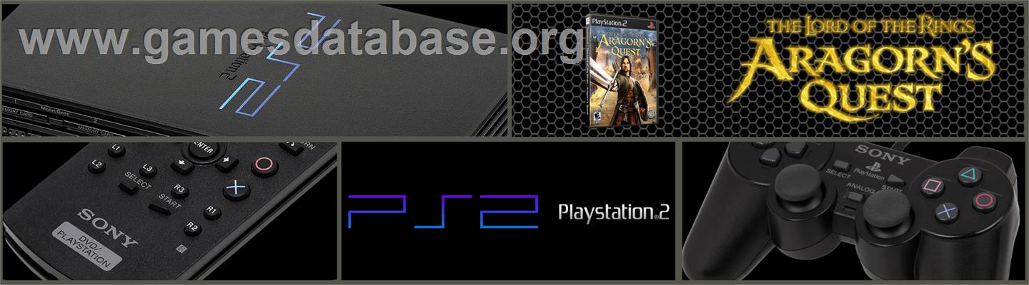 Lord of the Rings - Aragorn's Quest - Sony Playstation 2 - Artwork - Marquee