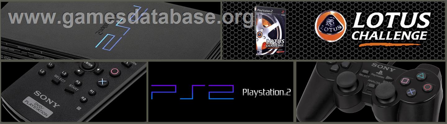 Lotus Challenge - Sony Playstation 2 - Artwork - Marquee