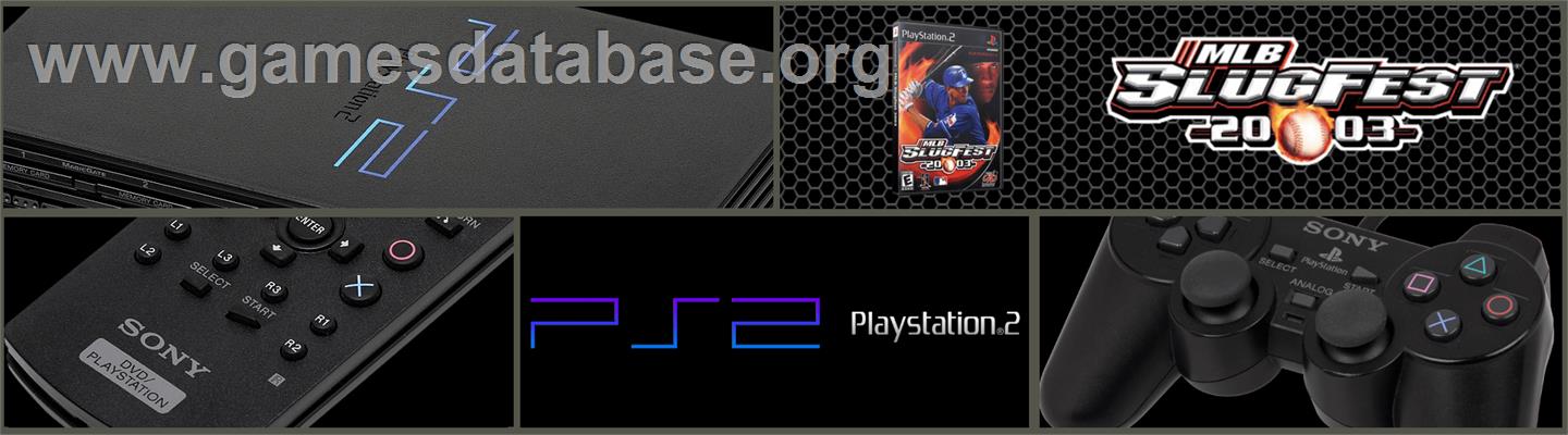 MLB SlugFest 20-03 - Sony Playstation 2 - Artwork - Marquee