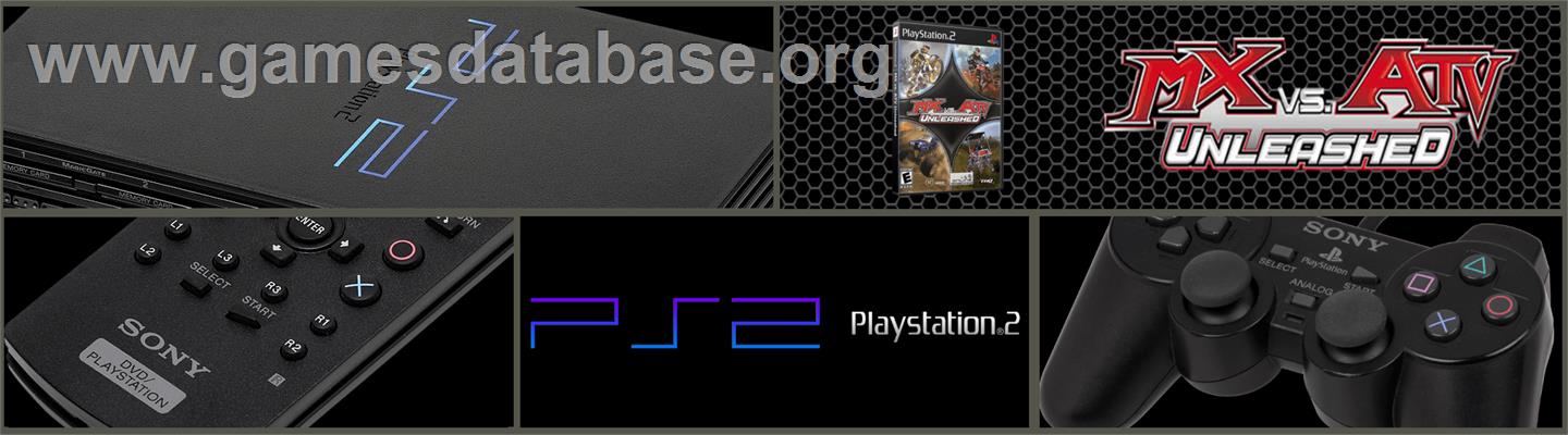 MX vs. ATV Unleashed - Sony Playstation 2 - Artwork - Marquee