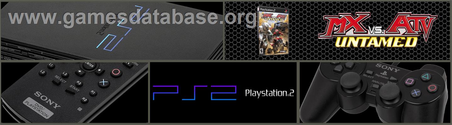 MX vs. ATV Untamed - Sony Playstation 2 - Artwork - Marquee