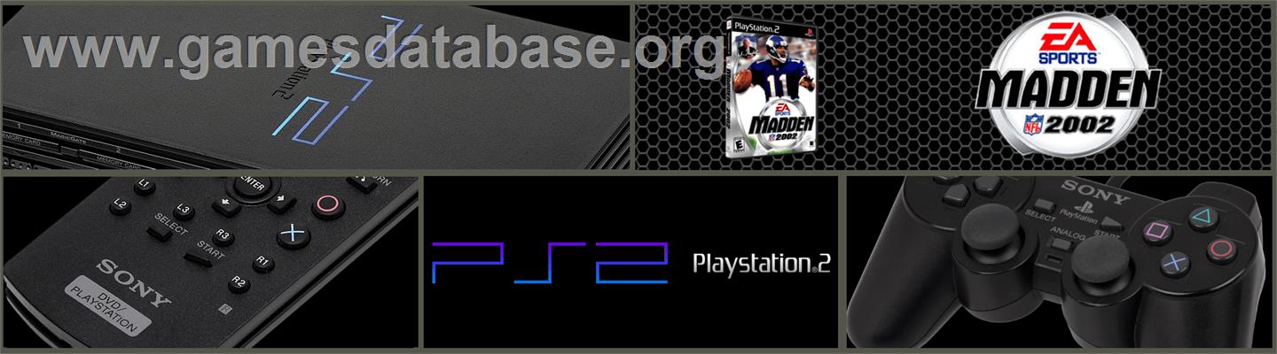 Madden Nfl 2002 - Sony Playstation 2 - Artwork - Marquee