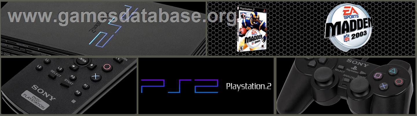 Madden Nfl 2003 - Sony Playstation 2 - Artwork - Marquee