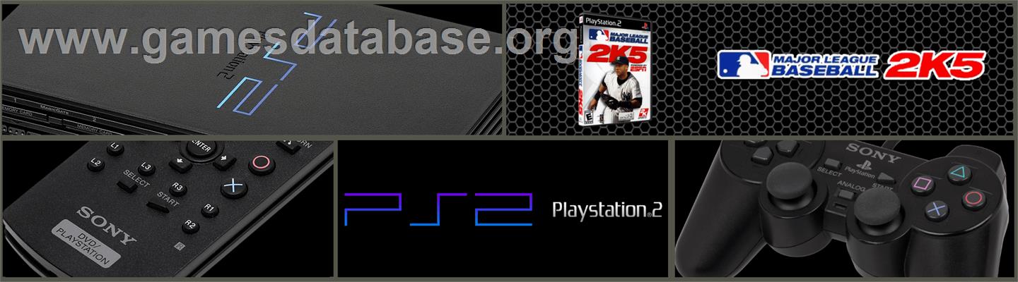 Major League Baseball 2k5 - Sony Playstation 2 - Artwork - Marquee