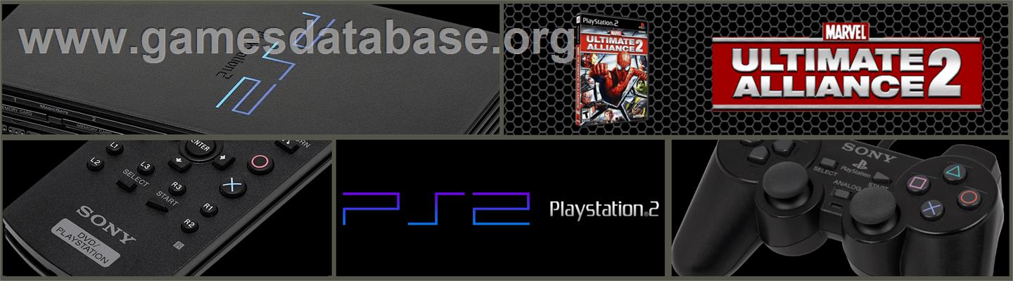 Marvel Ultimate Alliance 2 - Sony Playstation 2 - Artwork - Marquee