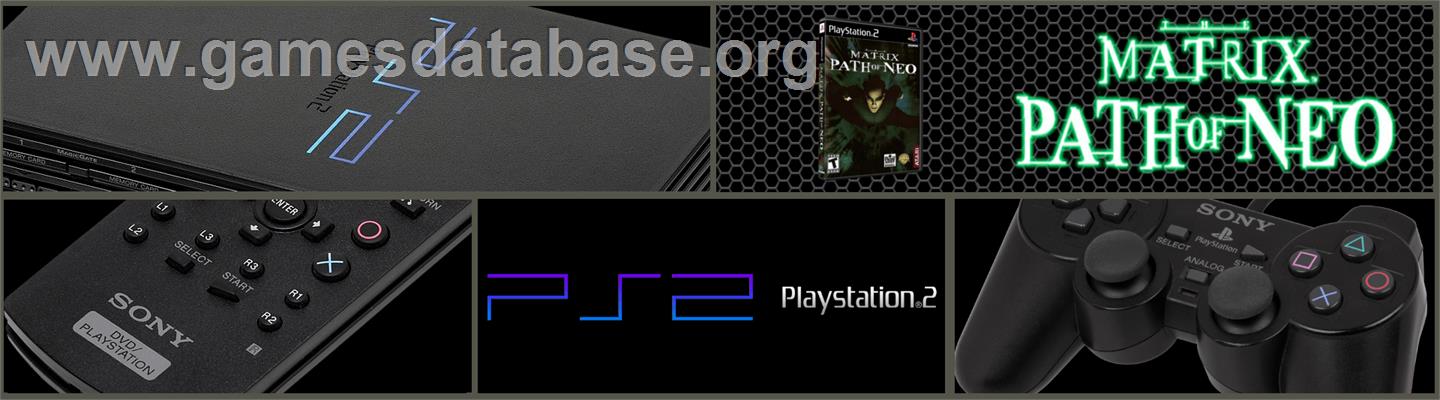 Matrix - Path Of Neo, The - Sony Playstation 2 - Artwork - Marquee