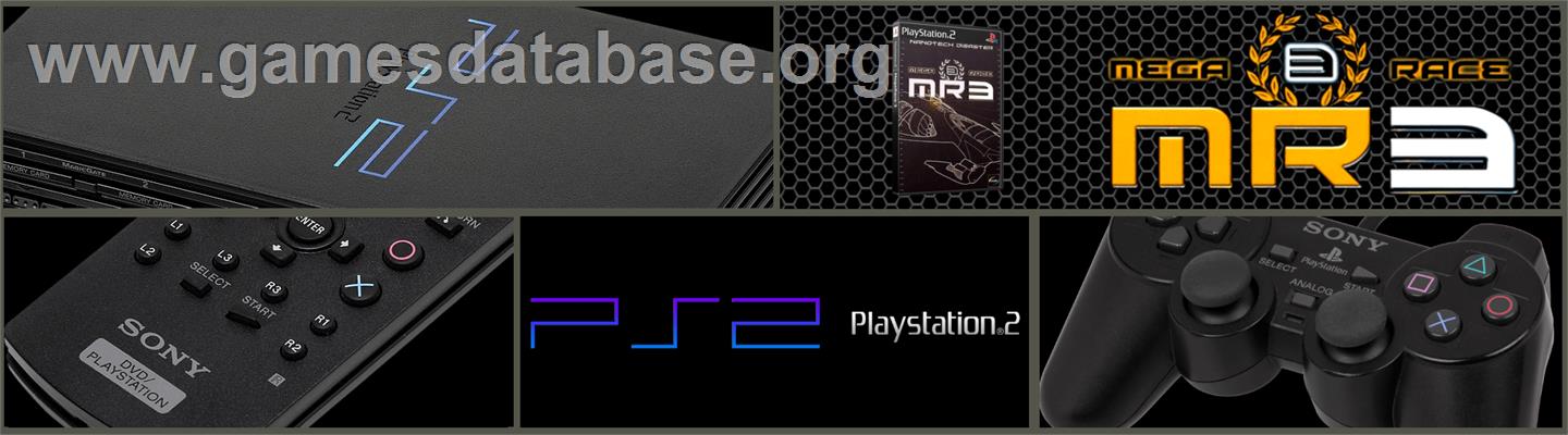 Megarace 3 - Sony Playstation 2 - Artwork - Marquee