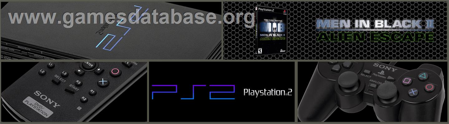 Men In Black 2 - Alien Escape - Sony Playstation 2 - Artwork - Marquee