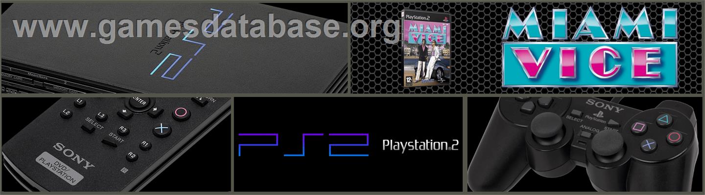 Miami Vice - Sony Playstation 2 - Artwork - Marquee
