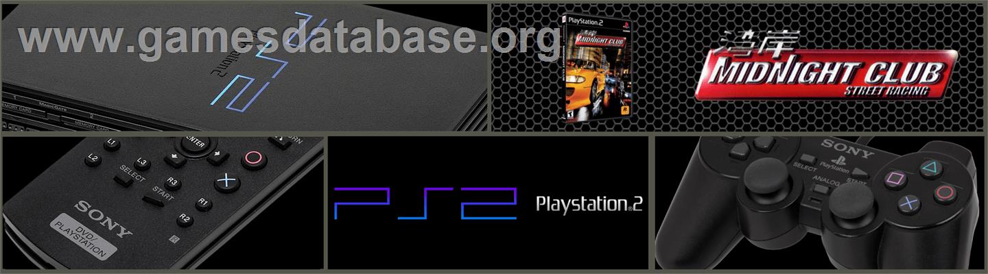 Midnight Club: Street Racing - Sony Playstation 2 - Artwork - Marquee