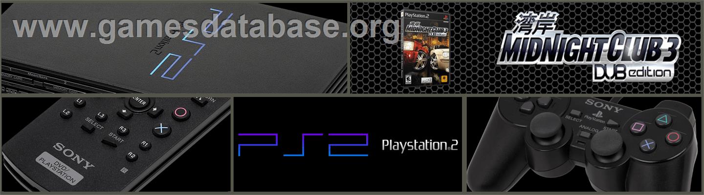 Midnight Club 3 - Dub Edition - Sony Playstation 2 - Artwork - Marquee