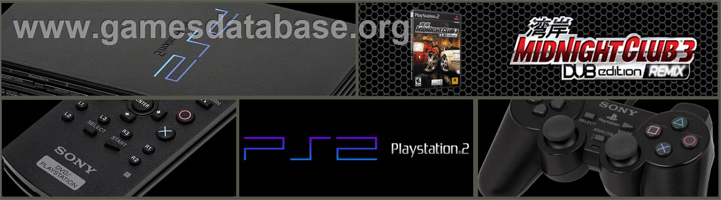 Midnight Club 3 - Dub Edition Remix - Sony Playstation 2 - Artwork - Marquee