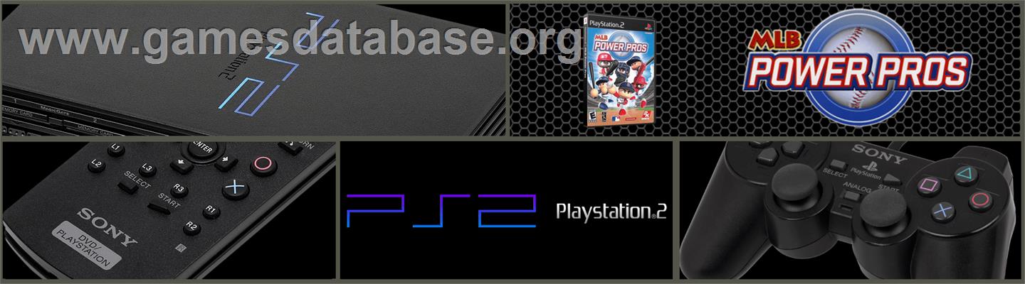 Mlb Power Pros - Sony Playstation 2 - Artwork - Marquee