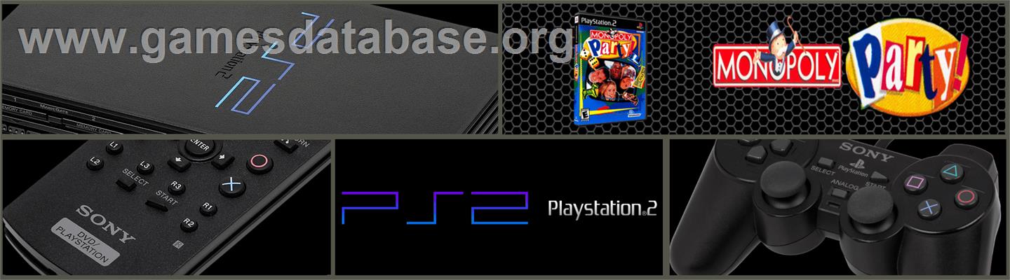 Monopoly Party - Sony Playstation 2 - Artwork - Marquee