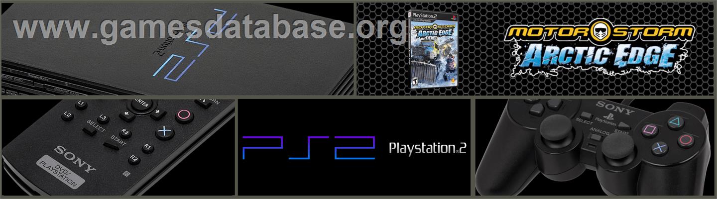 Motorstorm - Arctic Edge - Sony Playstation 2 - Artwork - Marquee