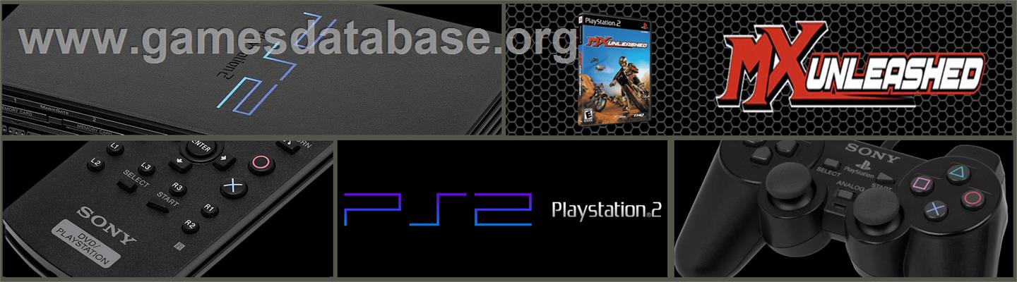 Mx Unleashed - Sony Playstation 2 - Artwork - Marquee