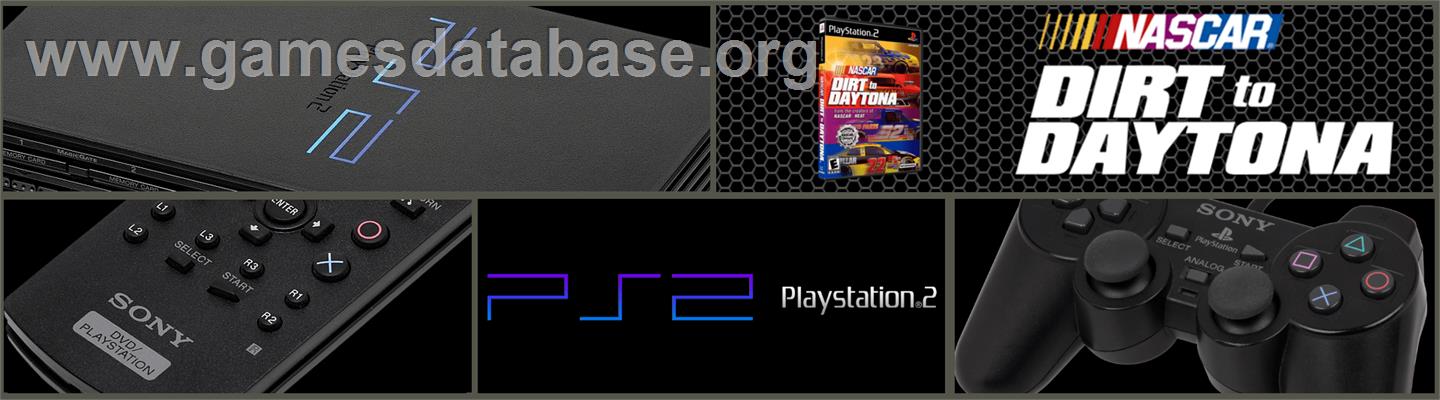 NASCAR: Dirt to Daytona - Sony Playstation 2 - Artwork - Marquee