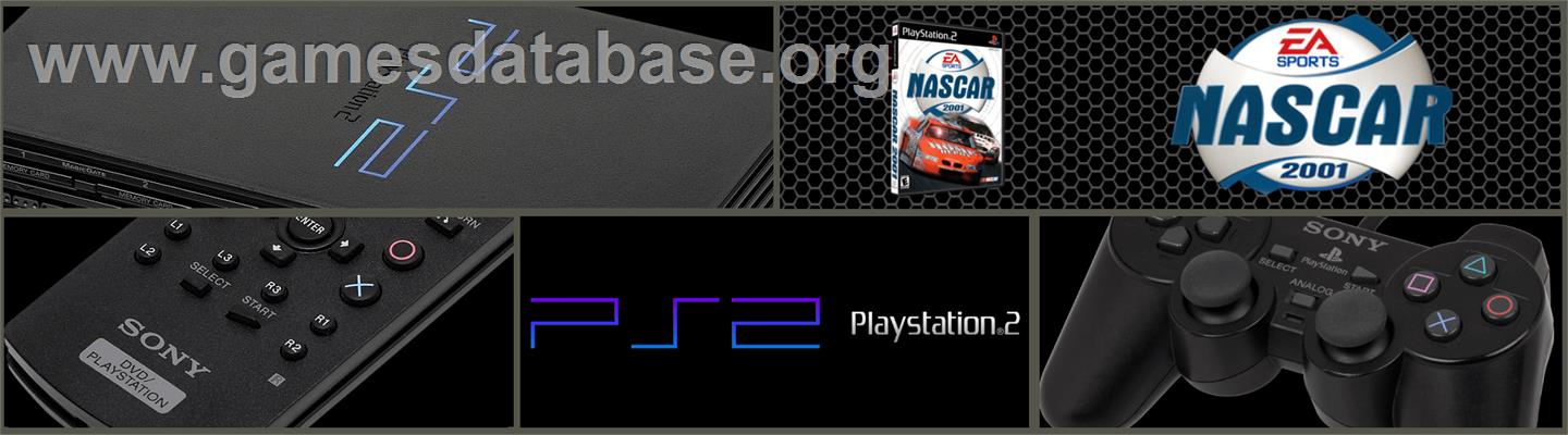 NASCAR 2001 - Sony Playstation 2 - Artwork - Marquee