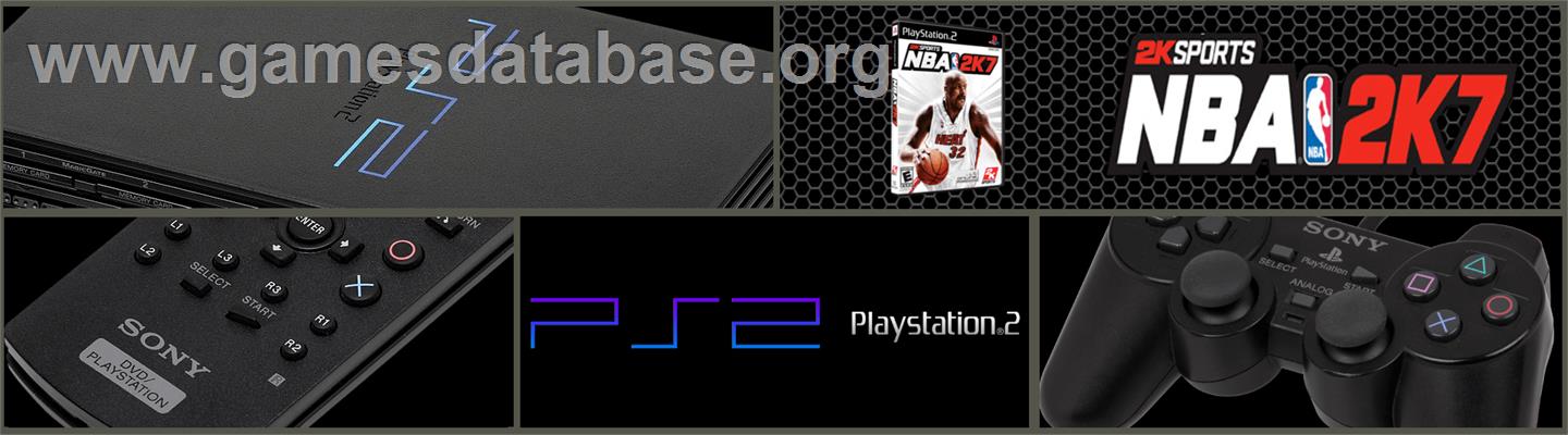 NBA 2K7 - Sony Playstation 2 - Artwork - Marquee