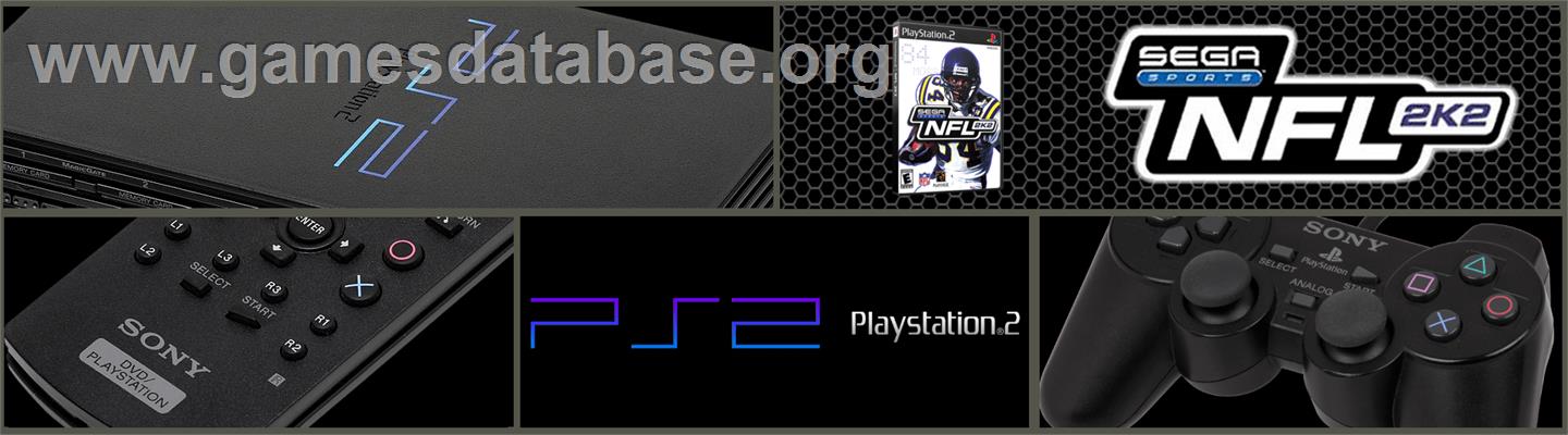 NFL 2K2 - Sony Playstation 2 - Artwork - Marquee
