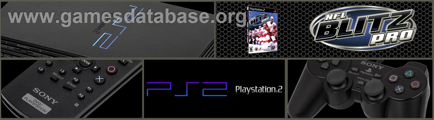 NHL Hitz Pro - Sony Playstation 2 - Artwork - Marquee