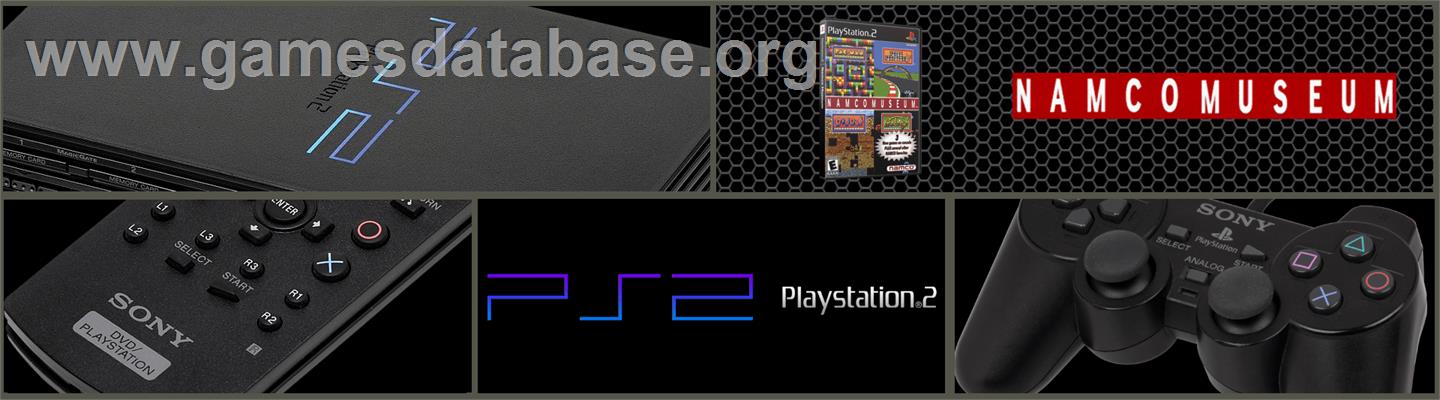 Namco Museum - Sony Playstation 2 - Artwork - Marquee