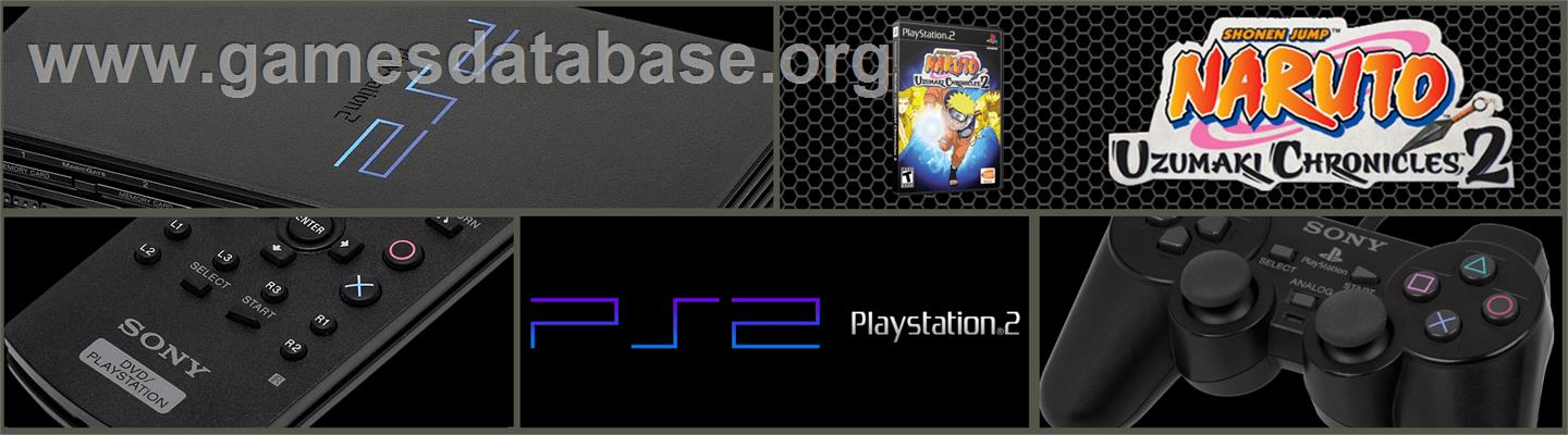 Naruto - Uzumaki Chronicles 2 - Sony Playstation 2 - Artwork - Marquee