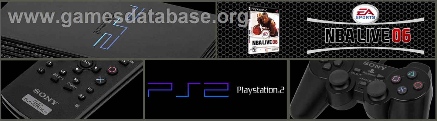 Nba Live 06 - Sony Playstation 2 - Artwork - Marquee