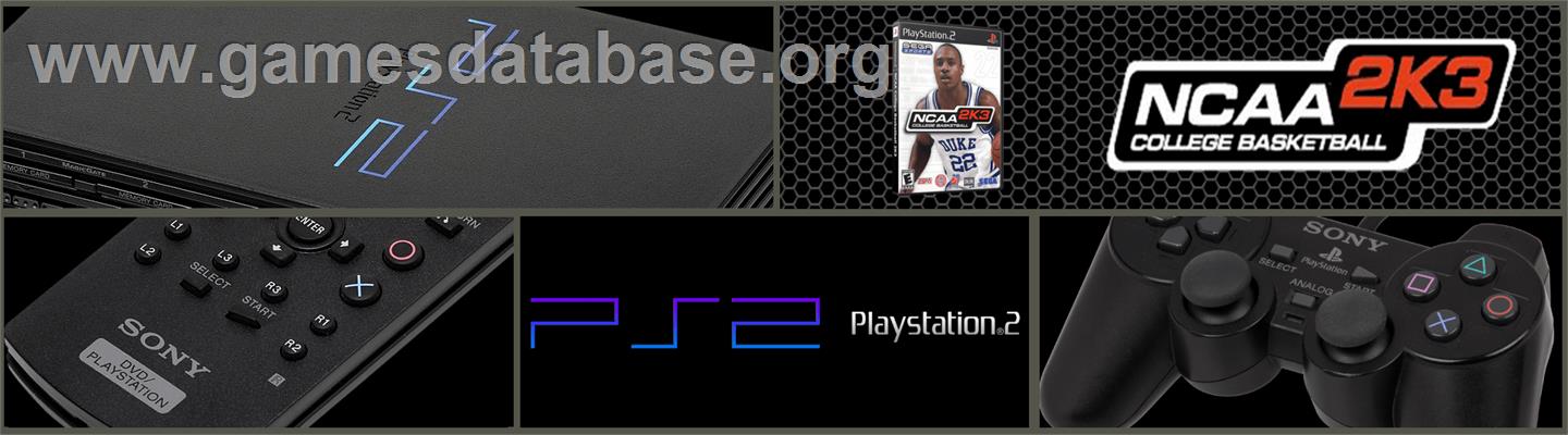 Ncaa College Basketball 2k3 - Sony Playstation 2 - Artwork - Marquee