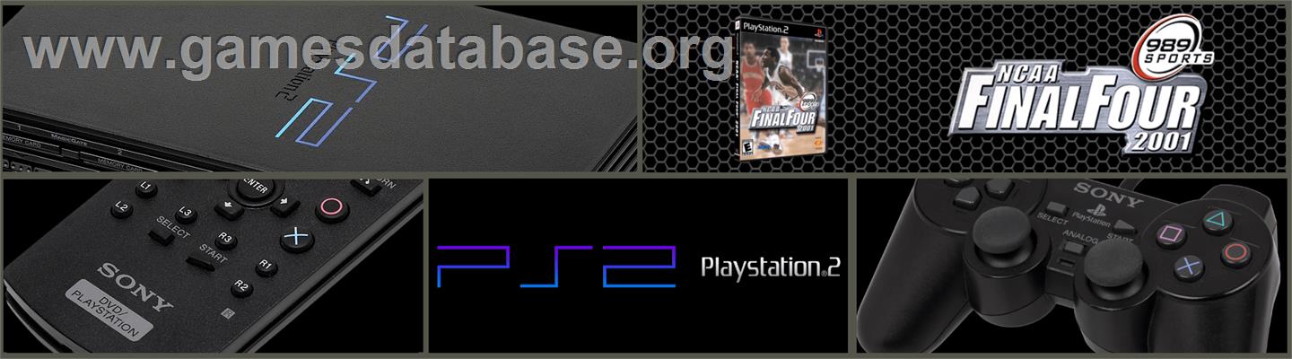 Ncaa Final Four 2001 - Sony Playstation 2 - Artwork - Marquee