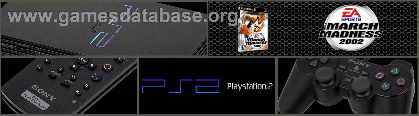 Ncaa March Madness 2002 - Sony Playstation 2 - Artwork - Marquee