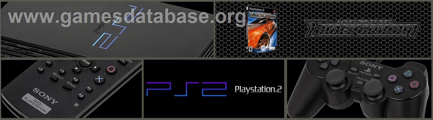 Need For Speed Underground - Sony Playstation 2 - Artwork - Marquee