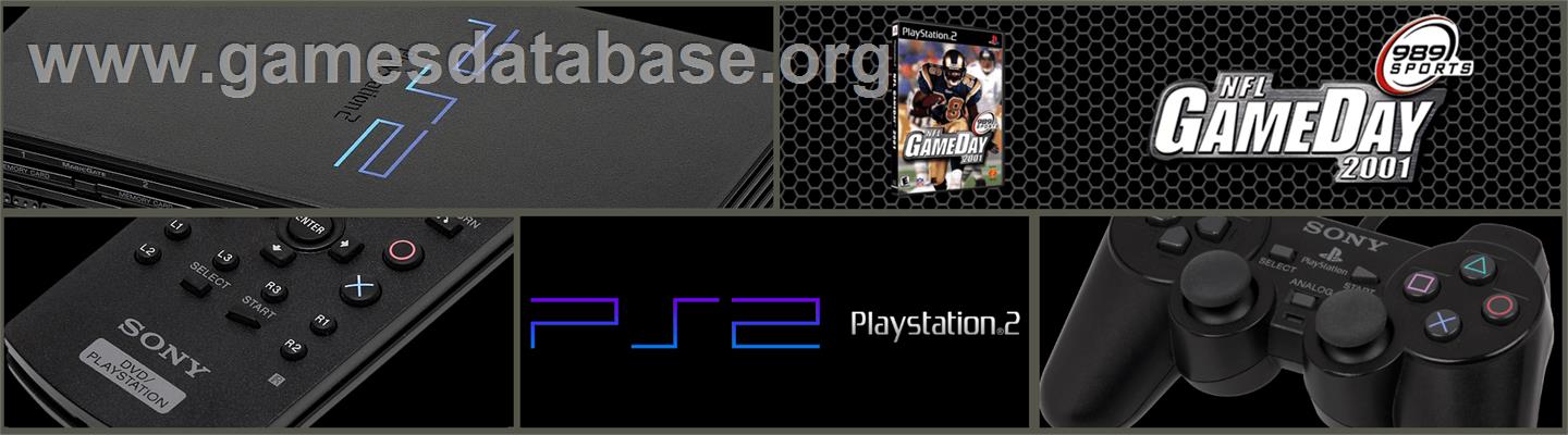 Nfl Gameday 2001 - Sony Playstation 2 - Artwork - Marquee
