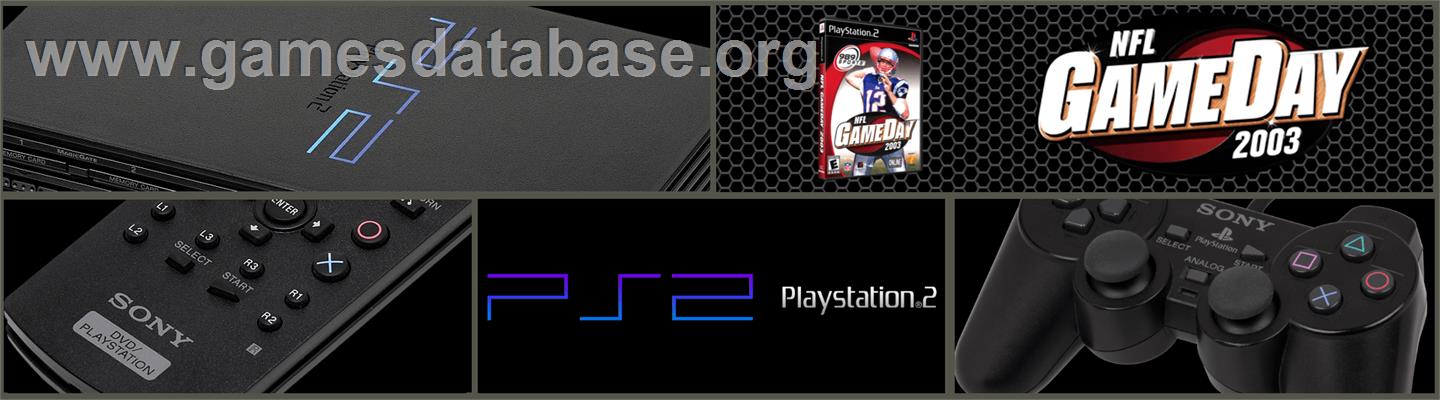 Nfl Gameday 2003 - Sony Playstation 2 - Artwork - Marquee