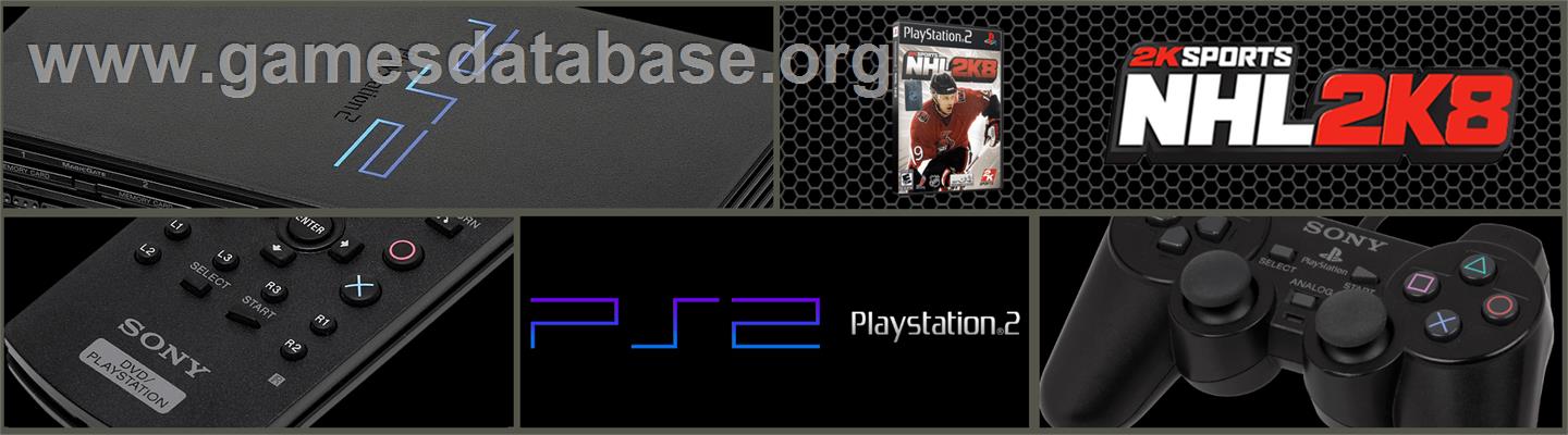 Nhl 2k8 - Sony Playstation 2 - Artwork - Marquee