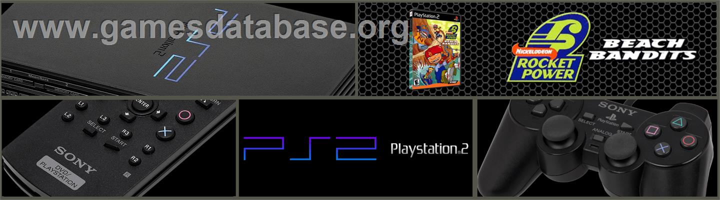 Nickelodeon: Rocket Power - Beach Bandits - Sony Playstation 2 - Artwork - Marquee