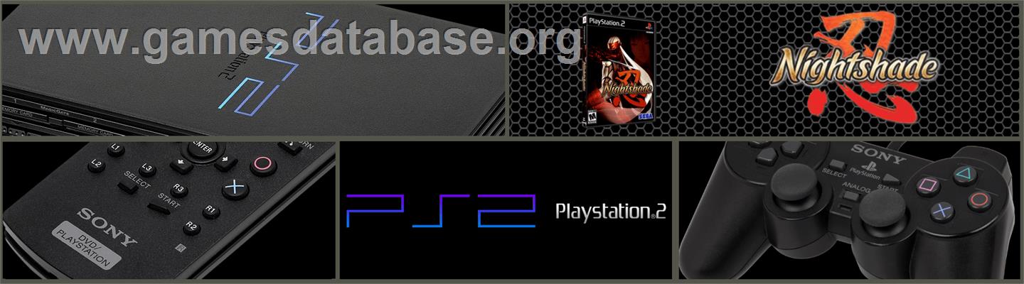 Night Shade - Sony Playstation 2 - Artwork - Marquee