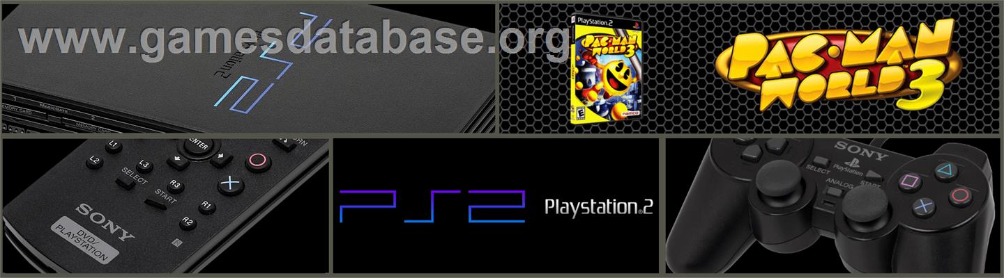 Pac-man World 3 - Sony Playstation 2 - Artwork - Marquee