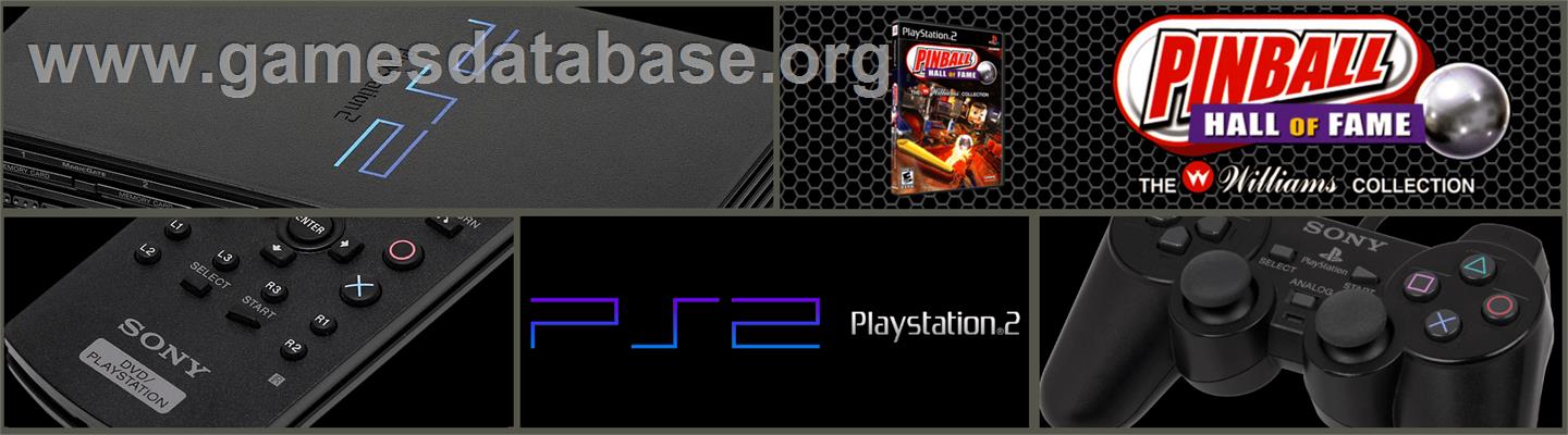 Pinball Hall of Fame: The Williams Collection - Sony Playstation 2 - Artwork - Marquee