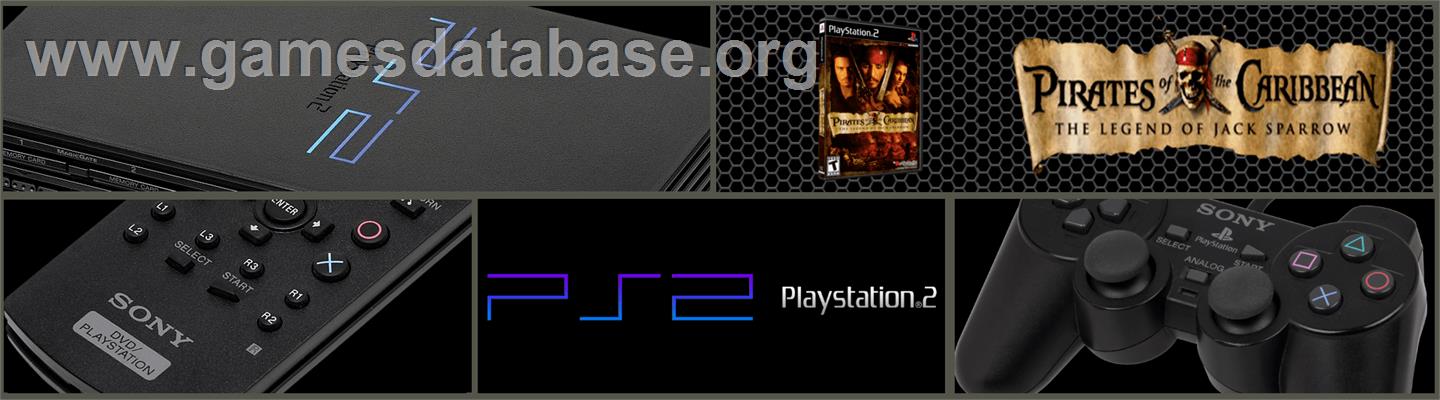 Pirates of the Caribbean - The Legend of Jack Sparrow - Sony Playstation 2 - Artwork - Marquee