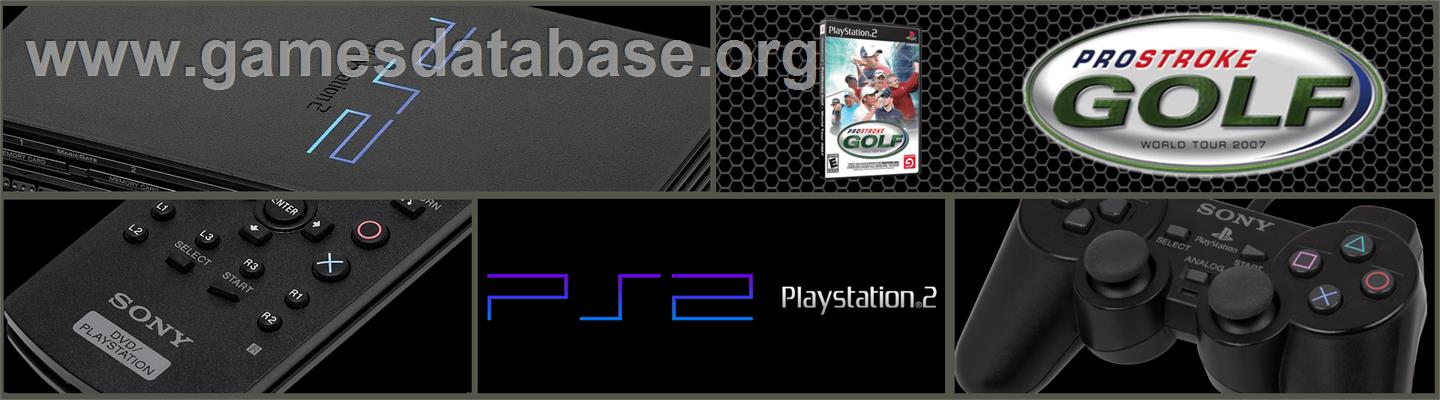Prostroke Golf - World Tour 2007 - Sony Playstation 2 - Artwork - Marquee