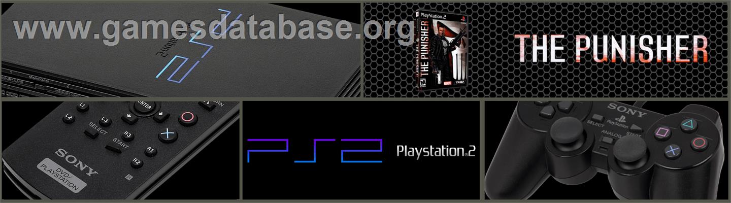Punisher, The - Sony Playstation 2 - Artwork - Marquee