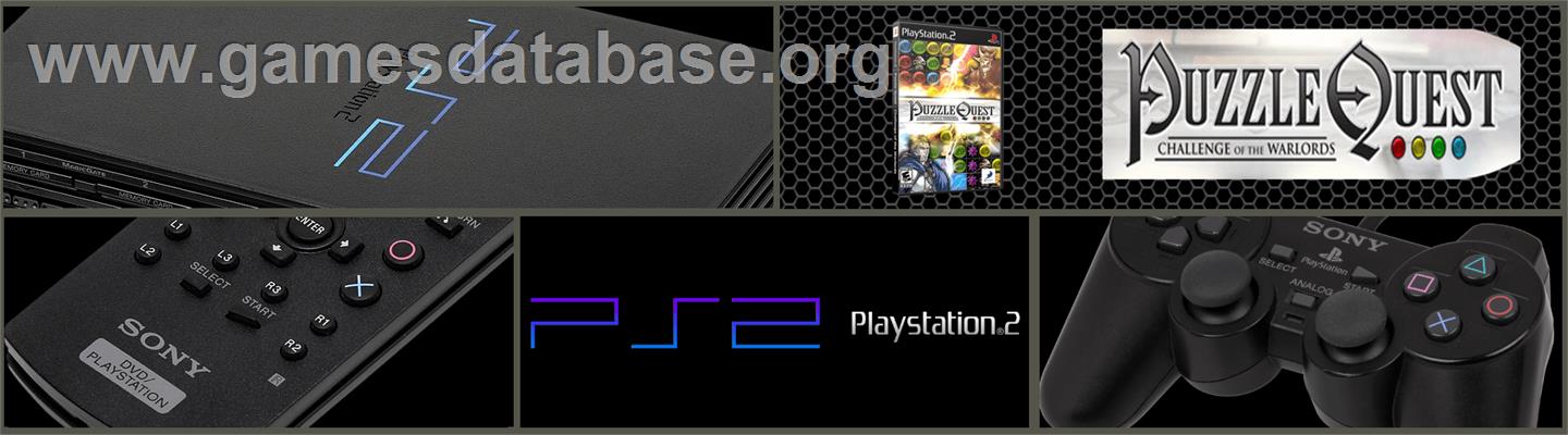 Puzzle Quest - Challenge Of The Warlords - Sony Playstation 2 - Artwork - Marquee
