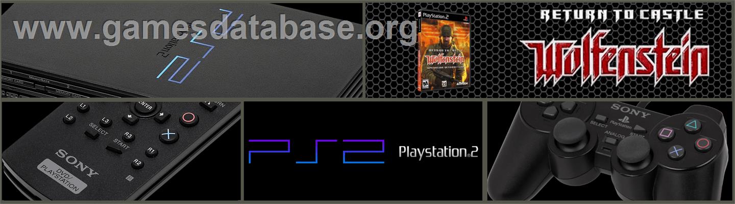 Return To Castle Wolfenstein - Operation Resurrection - Sony Playstation 2 - Artwork - Marquee