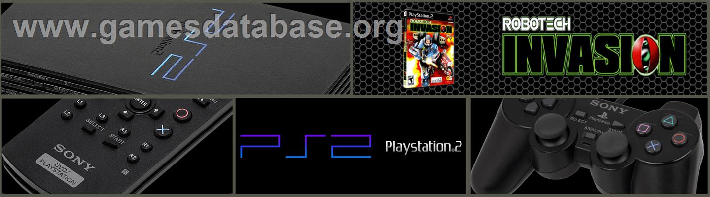 Robotech: Invasion - Sony Playstation 2 - Artwork - Marquee