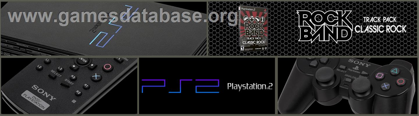 Rock Band - Classic Rock Track Pack - Sony Playstation 2 - Artwork - Marquee