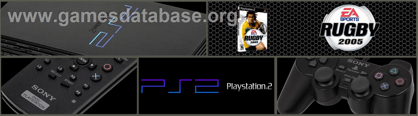 Rugby 2005 - Sony Playstation 2 - Artwork - Marquee